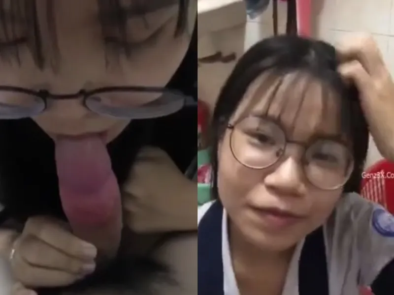 "mày mút mạnh đi tao sắp ra rồi", em xinh mút buồi cho thằng bạn thân